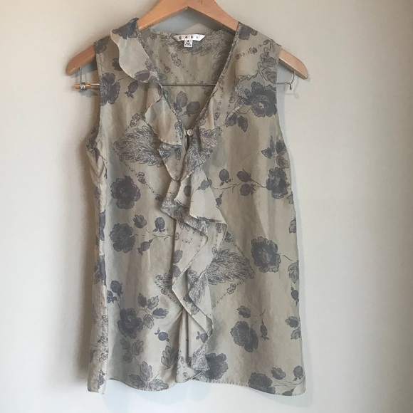 CAbi. |  100% Silk ‘Tranquil Sleeveless Blouse!’ - Picture 5 of 8
